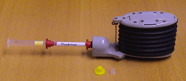 Handpumpe für Raumluftprobenahme