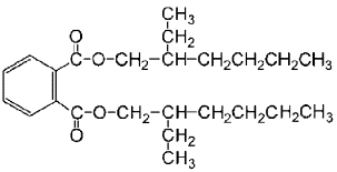 Strukturformel DEHP